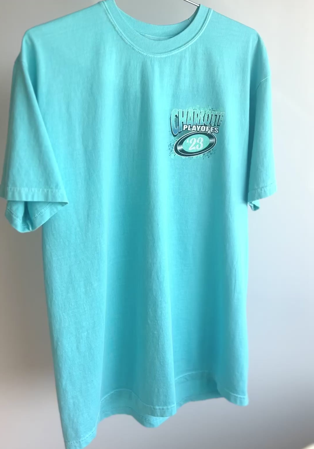 '23 Charlotte SMX Playoffs Shirt, 210 GSM, Screen Printed