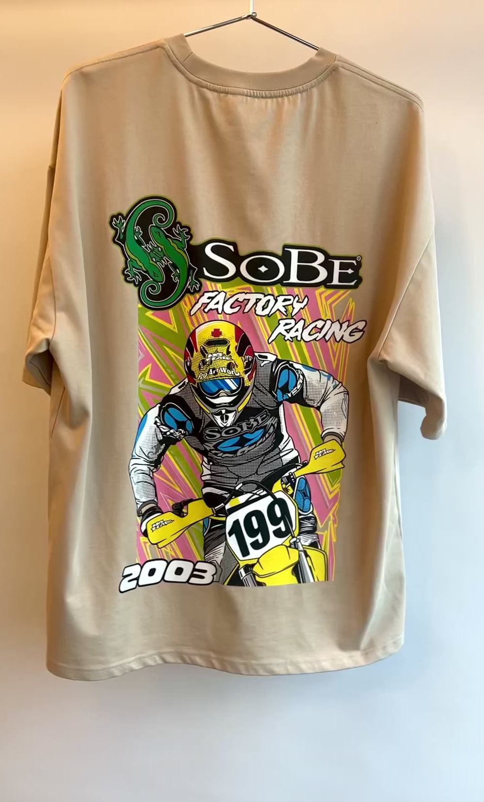 '03 SOBE Factory Racing Shirt - 240 GSM, Loose-Fit