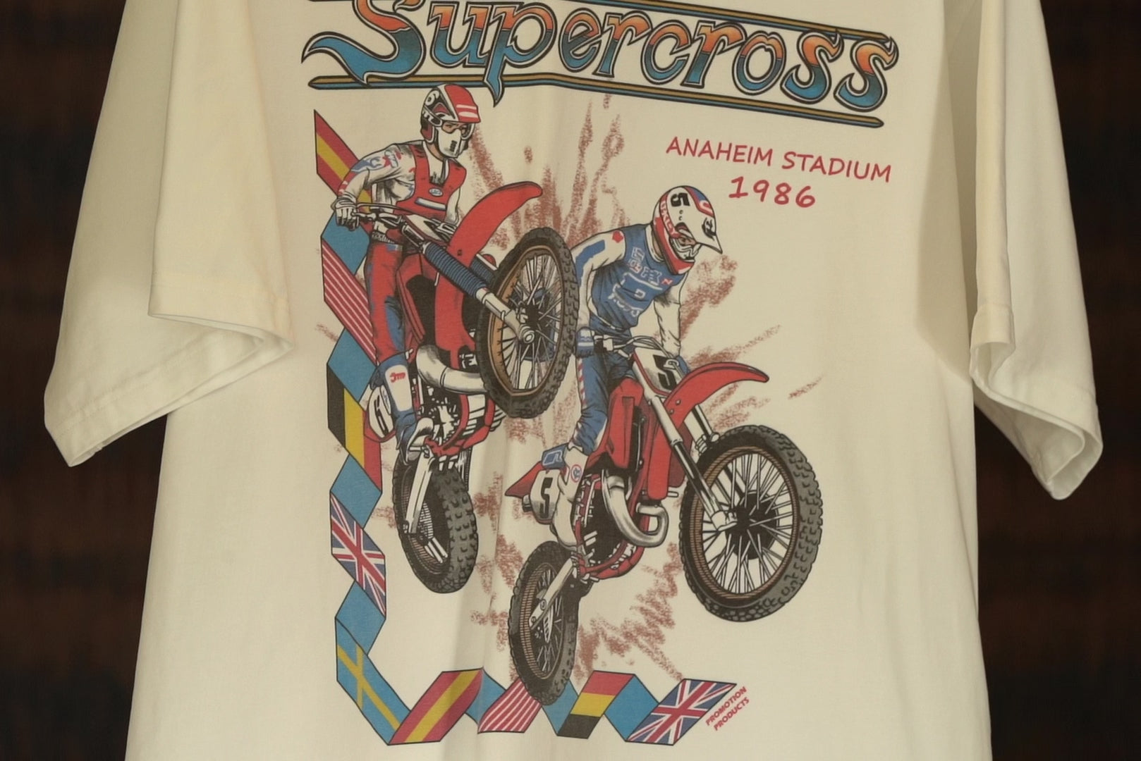'86 Anaheim Supercross Shirt - 240 GSM, Loose-Fit