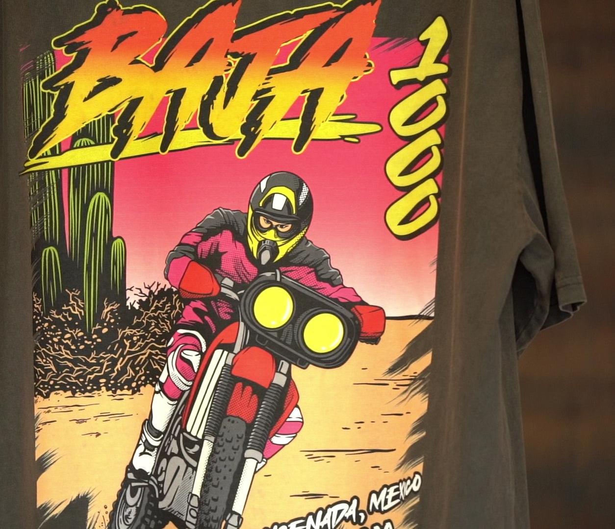 '00 Baja 1000 - 210 GSM, Washed, Loose-Fit