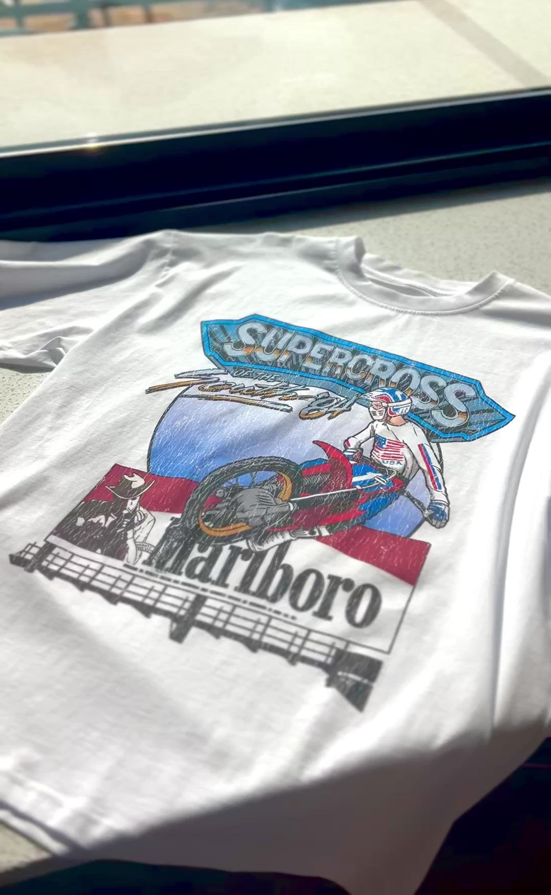 '84 Supercross of the South - 195 GSM, Loose-Fit