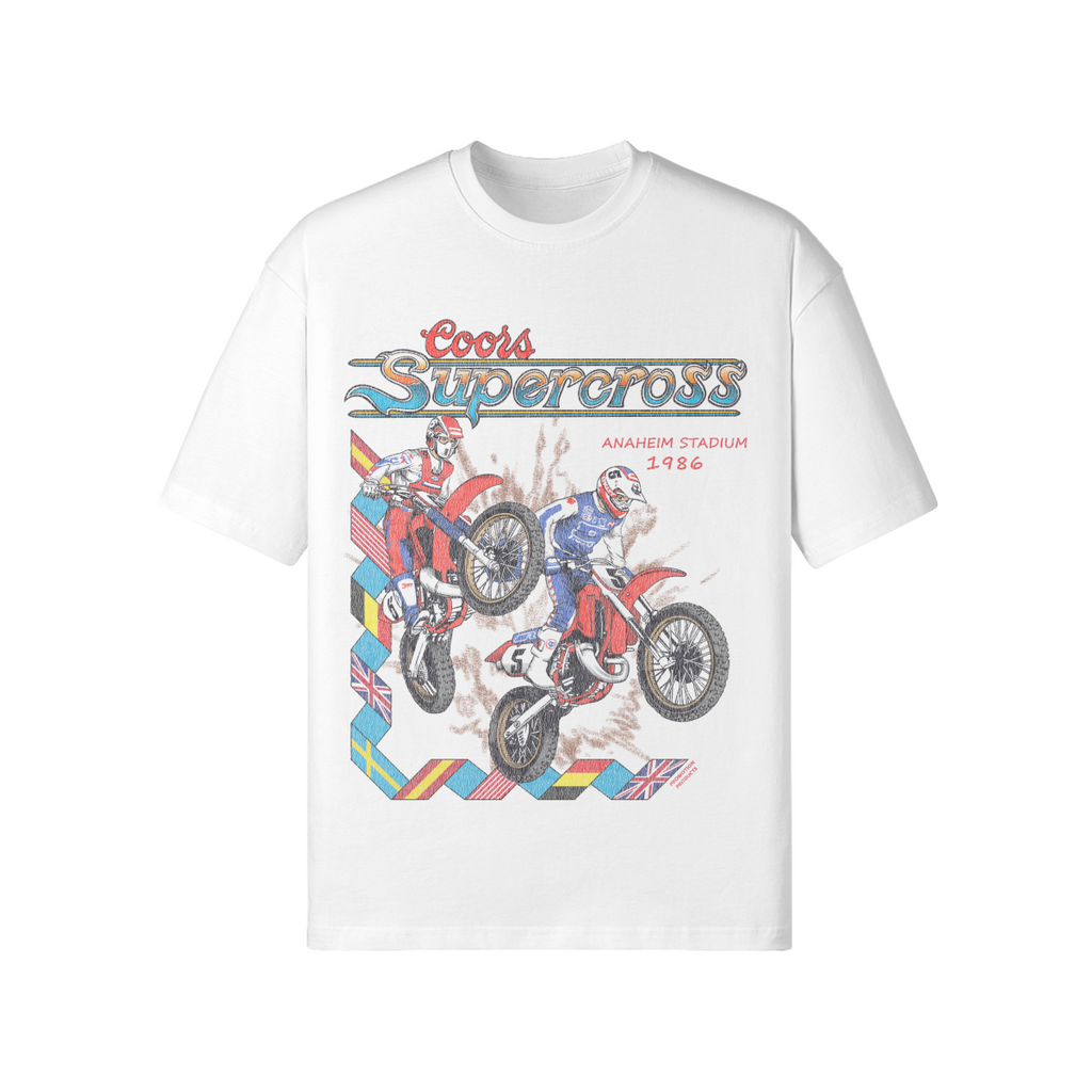 Coors Supercross vintage racing shirt.